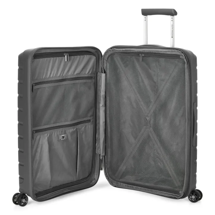 Reiskoffers|Harde Koffers>Roncato B-Flying Expandable Trolley 68 antracite