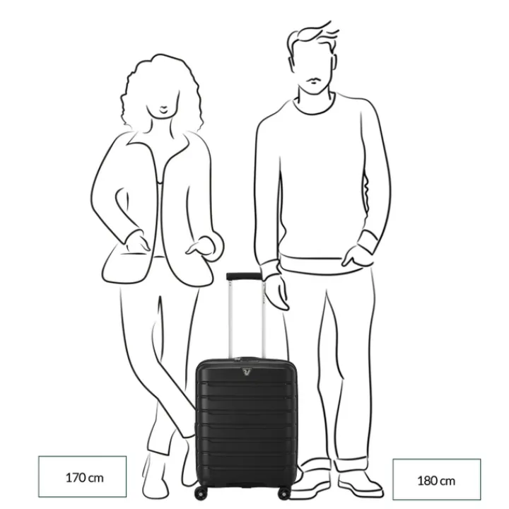 Transavia Trolleys|Easyjet Trolleys>Roncato B-Flying Expandable Trolley 55 cobalt blue