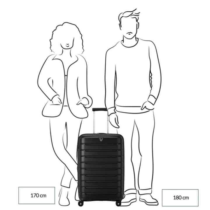 Reiskoffers|Harde Koffers>Roncato B-Flying Expandable Trolley 68 brilliant green