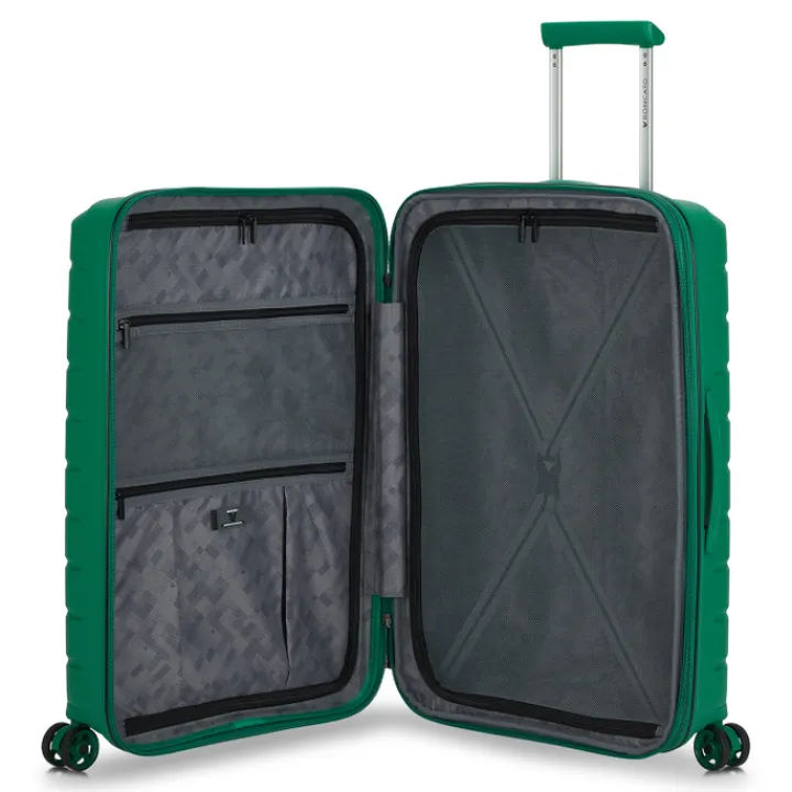 Reiskoffers|Harde Koffers>Roncato B-Flying Expandable Trolley 68 brilliant green