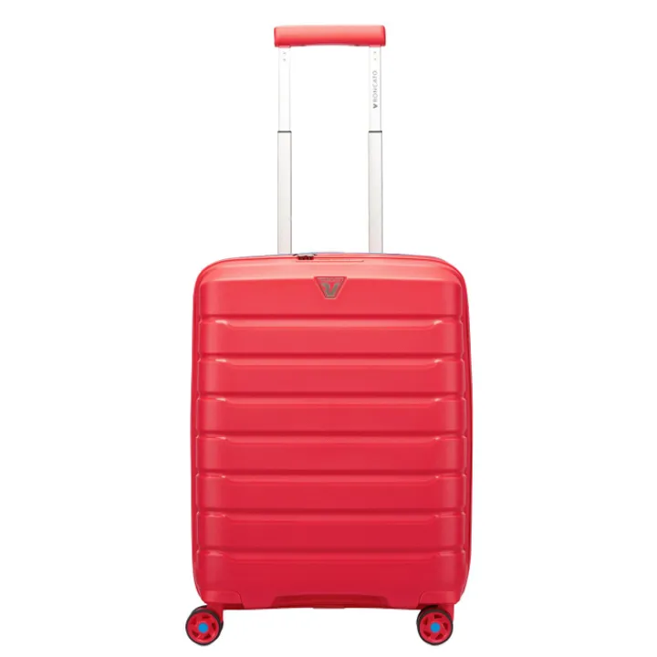 Transavia Trolleys|Easyjet Trolleys>Roncato B-Flying Expandable Trolley 55 spot radiant red