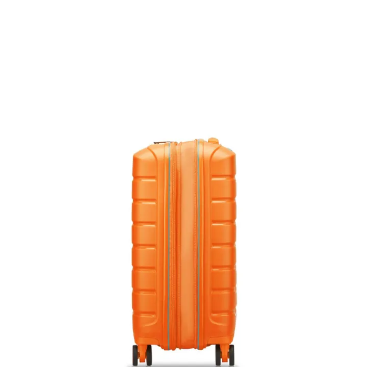Transavia Trolleys|Easyjet Trolleys>Roncato B-Flying Expandable Trolley 55 spot apricot orange