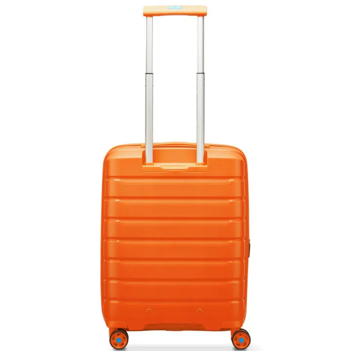 Transavia Trolleys|Easyjet Trolleys>Roncato B-Flying Expandable Trolley 55 spot apricot orange
