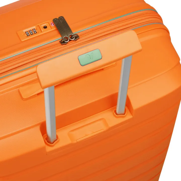 Transavia Trolleys|Easyjet Trolleys>Roncato B-Flying Expandable Trolley 55 spot apricot orange