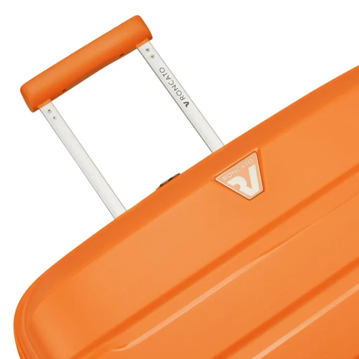 Transavia Trolleys|Easyjet Trolleys>Roncato B-Flying Expandable Trolley 55 spot apricot orange