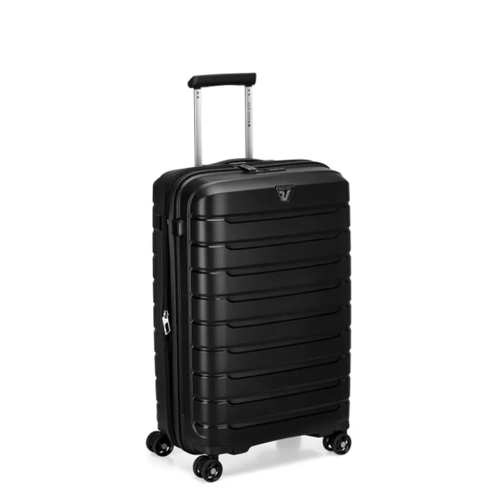 Reistrolleys|Reiskoffers>Roncato B-Flying Expandable Trolley 68 nero