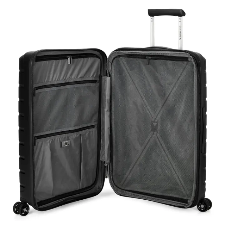 Reistrolleys|Reiskoffers>Roncato B-Flying Expandable Trolley 68 nero