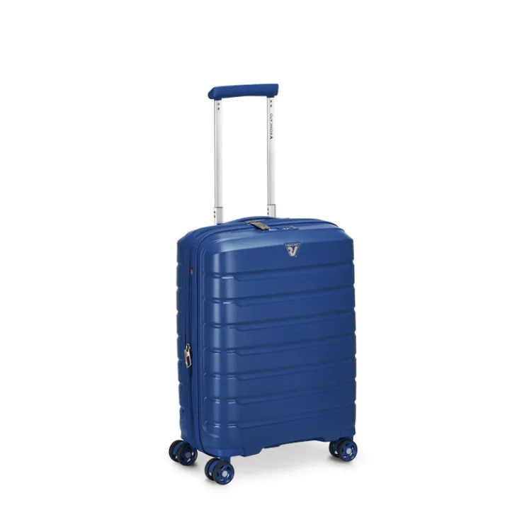 Transavia Trolleys|Easyjet Trolleys>Roncato B-Flying Expandable Trolley 55 blu notte