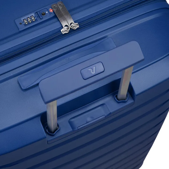 Transavia Trolleys|Easyjet Trolleys>Roncato B-Flying Expandable Trolley 55 blu notte