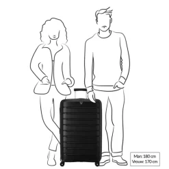 Reiskoffers|Lichtgewicht Koffers>Roncato B-Flying Expandable Trolley 78 spot radiant red