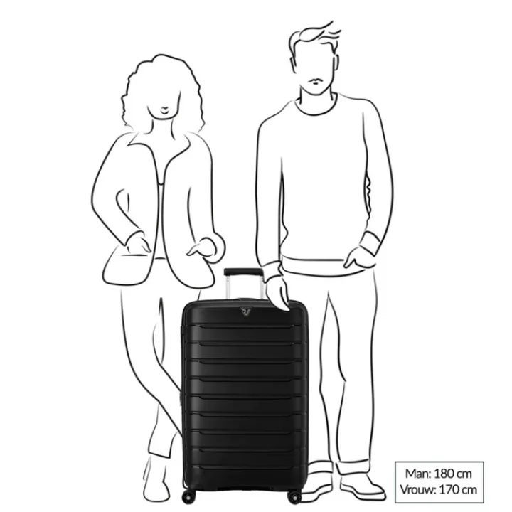 Reiskoffers|Lichtgewicht Koffers>Roncato B-Flying Expandable Trolley 78 spot radiant red