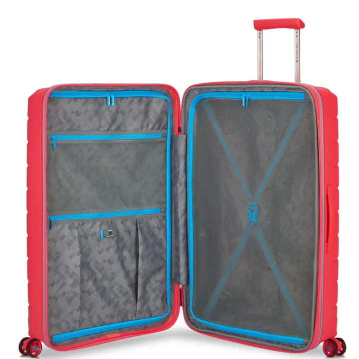 Reiskoffers|Lichtgewicht Koffers>Roncato B-Flying Expandable Trolley 78 spot radiant red