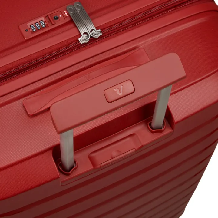 Reistrolleys|Reiskoffers>Roncato B-Flying Expandable Trolley 78 rosso