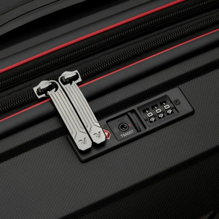 Reiskoffers|Harde Koffers>Roncato B-Flying Move Expandable Trolley 68 nero fumo