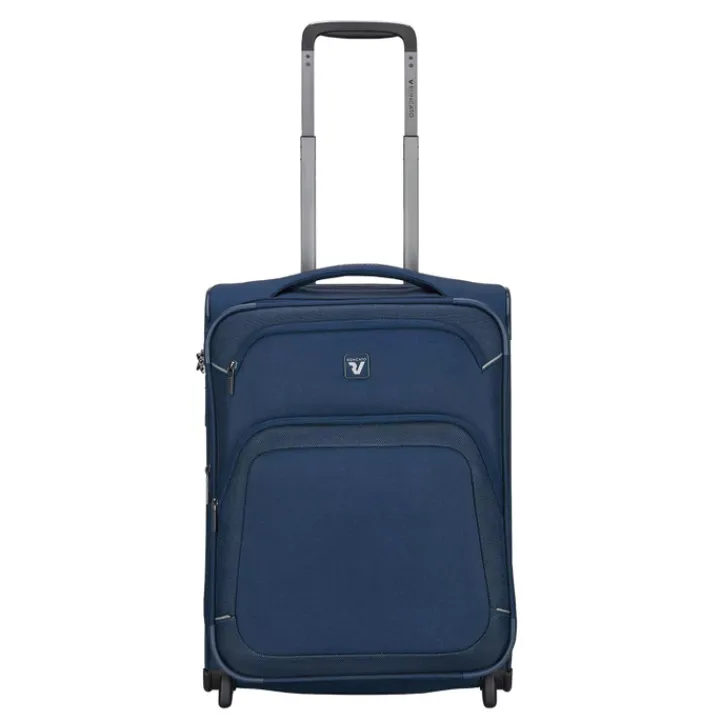 Transavia Trolleys|Ryanair Trolleys>Roncato Gateway 4 Wheel Cabin Trolley Expandable blue