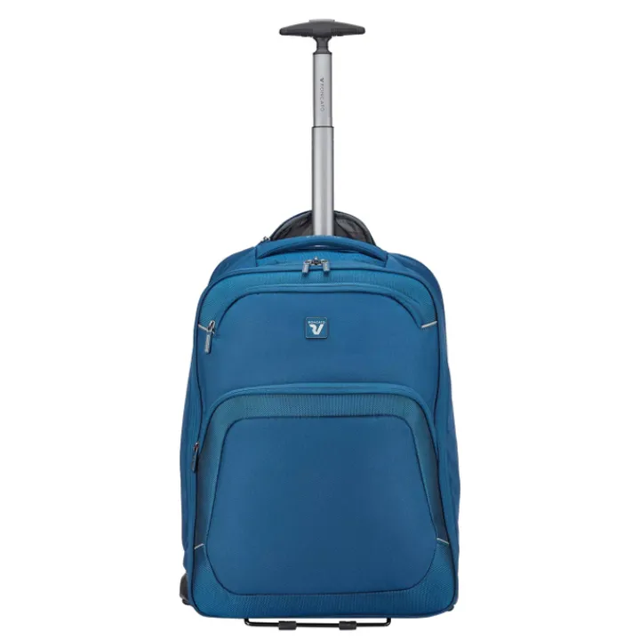 Rugzak Met Wieltjes|Transavia Trolleys>Roncato Gateway Cabin Trolley Backpack 17" blue