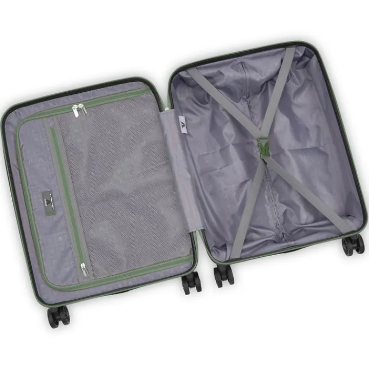 Transavia Trolleys|Ryanair Trolleys>Roncato Ibiza Cabin Trolley 55 verde militare