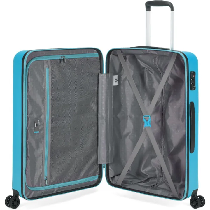 Reiskoffers|Harde Koffers>Roncato Ibiza Medium Trolley 65 turchese