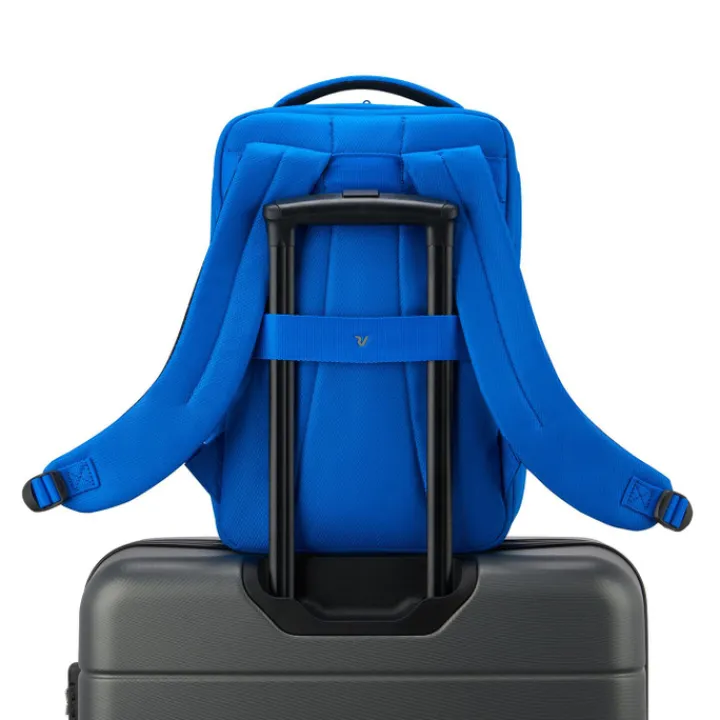 Kleine Reistassen|Handbagage Reistassen>Roncato Ironik 2.0 Mini Expandable Underseater Backpack cobalt blue