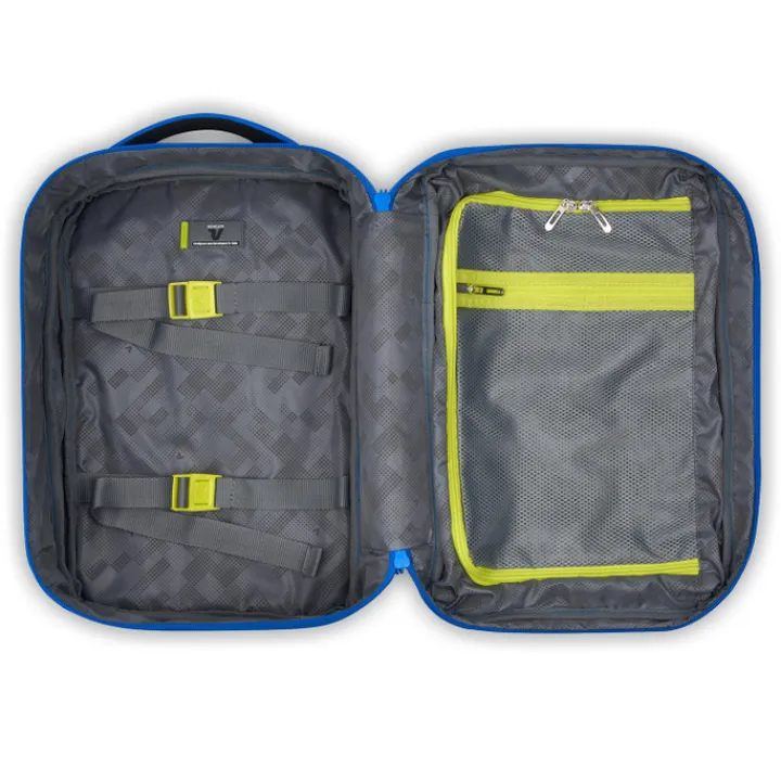 Kleine Reistassen|Handbagage Reistassen>Roncato Ironik 2.0 Mini Expandable Underseater Backpack cobalt blue