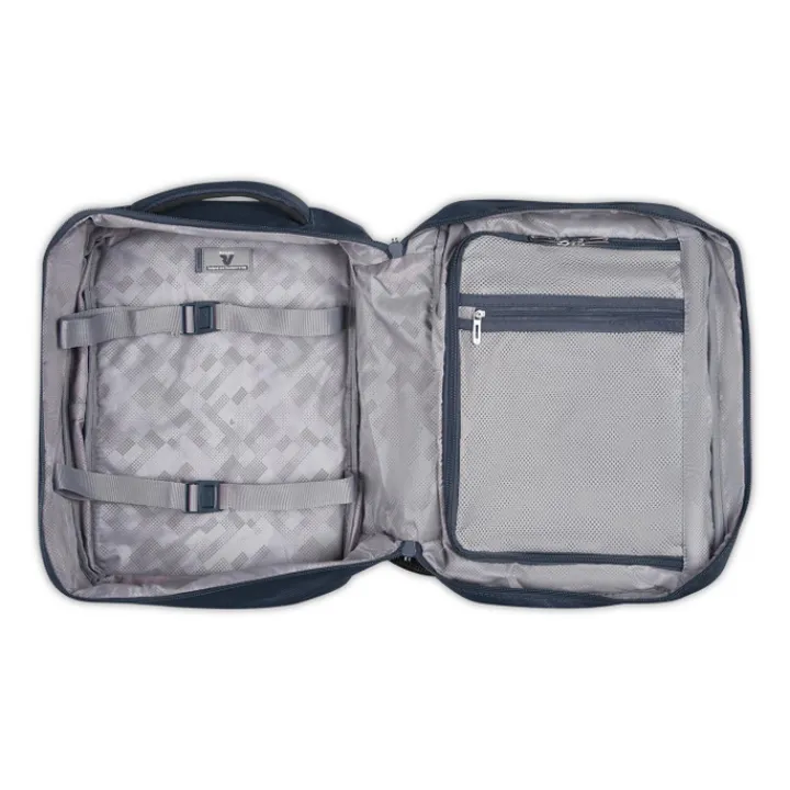 Kleine Reistassen|Handbagage Reistassen>Roncato Ironik 2.0 Mini Expandable Underseater Backpack dark blue