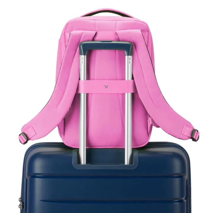 Kleine Reistassen|Handbagage Reistassen>Roncato Ironik 2.0 Mini Expandable Underseater Backpack pink