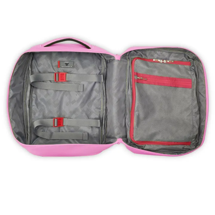 Kleine Reistassen|Handbagage Reistassen>Roncato Ironik 2.0 Mini Expandable Underseater Backpack pink