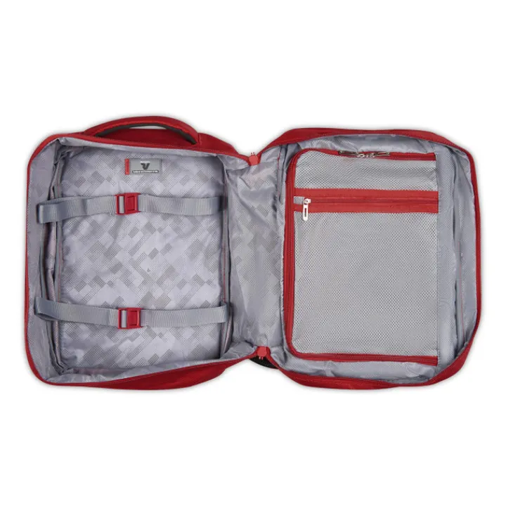 Kleine Reistassen|Handbagage Reistassen>Roncato Ironik 2.0 Mini Expandable Underseater Backpack red