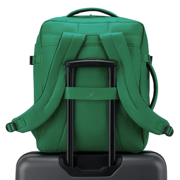 Kleine Reistassen|Handbagage Reistassen>Roncato Ironik 2.0 Travel Backpack brilliant green