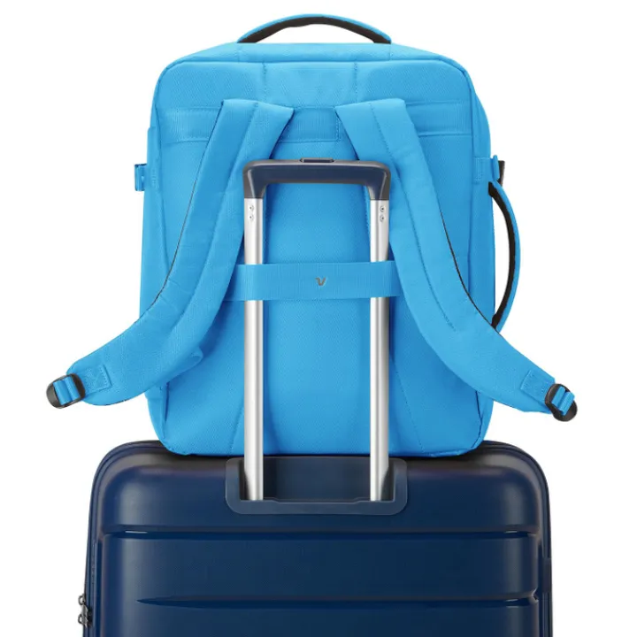 Kleine Reistassen|Handbagage Reistassen>Roncato Ironik 2.0 Travel Backpack denim blue