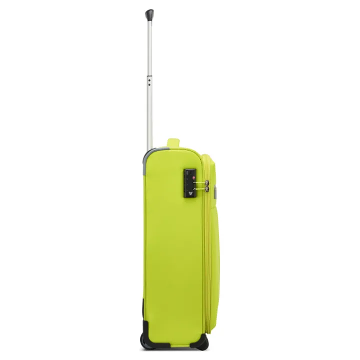 Transavia Trolleys|Ryanair Trolleys>Roncato Lite Soft 2 Wheel Cabin Trolley cyber lime