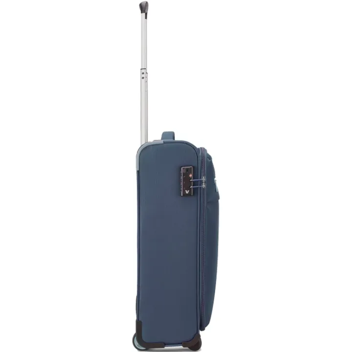 Transavia Trolleys|Ryanair Trolleys>Roncato Lite Soft 2 Wheel Cabin Trolley blu navy