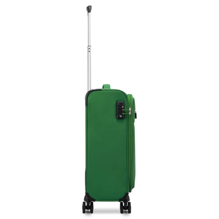 Transavia Trolleys|Ryanair Trolleys>Roncato Lite Soft 4 Wheel Cabin Trolley brilliant green