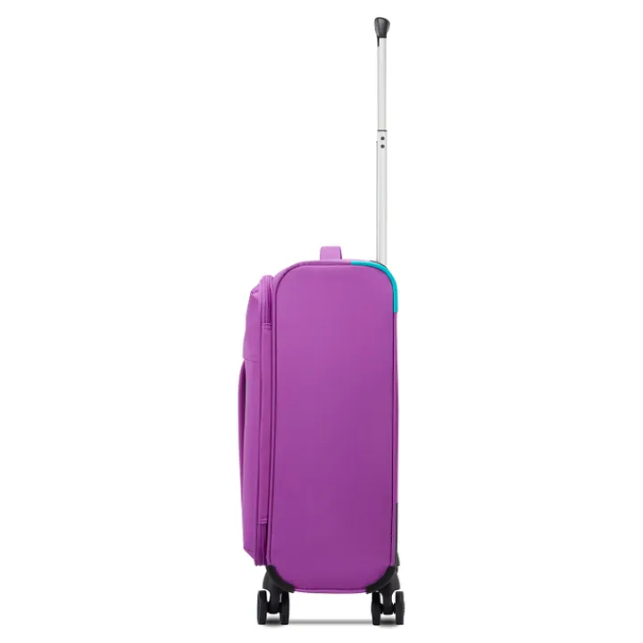Transavia Trolleys|Ryanair Trolleys>Roncato Lite Soft 4 Wheel Cabin Trolley orchid