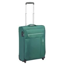 Transavia Trolleys|Ryanair Trolleys>Roncato Lite Soft 2 Wheel Cabin Trolley verde bottiglia