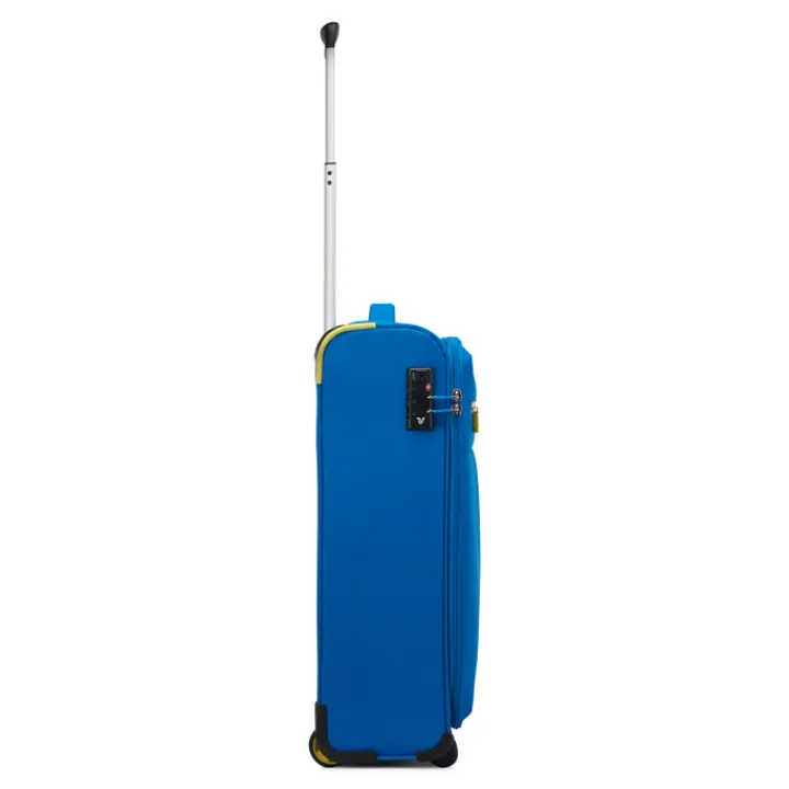 Transavia Trolleys|Ryanair Trolleys>Roncato Lite Soft 2 Wheel Cabin Trolley cobalt blue