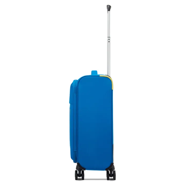 Transavia Trolleys|Ryanair Trolleys>Roncato Lite Soft 4 Wheel Cabin Trolley cobalt blue