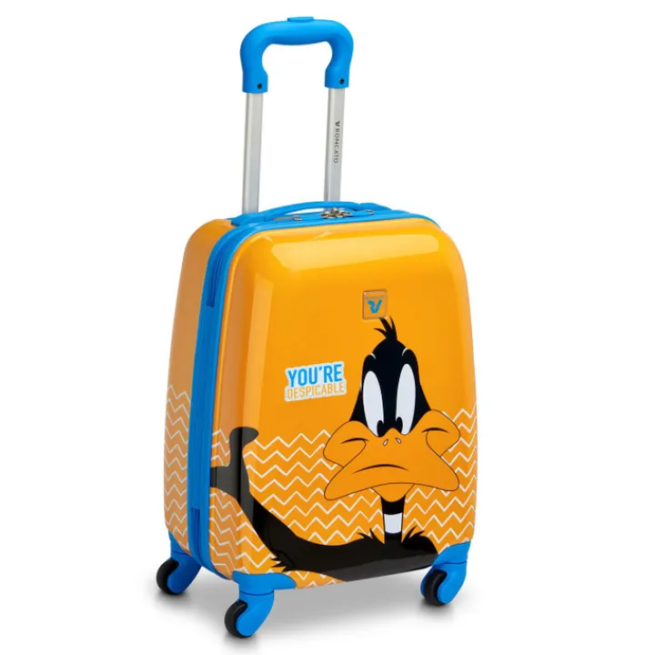 Kindertrolleys|Kinderkoffers>Roncato Looney Tunes Kids Trolley daffy duck arancio