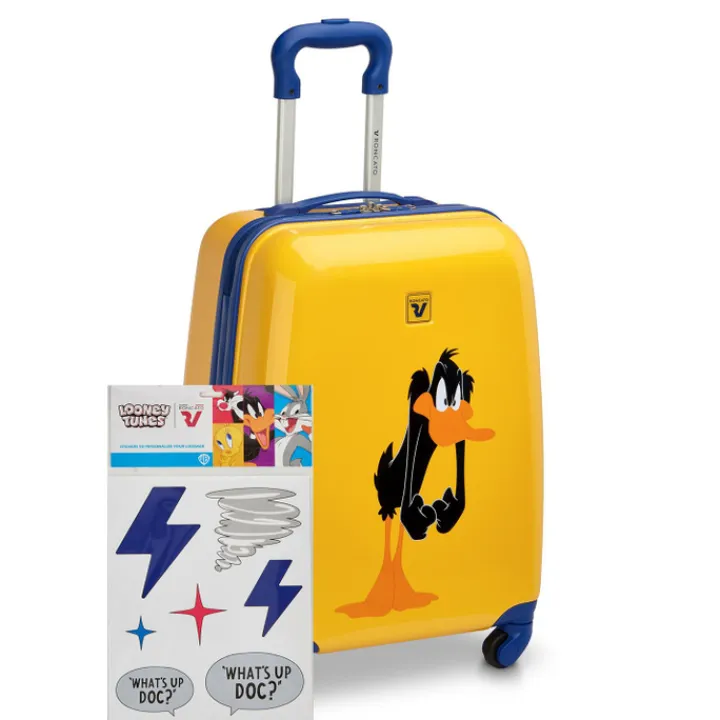 Kindertrolleys|Kinderkoffers>Roncato Looney Tunes Youngster Trolley daffy duck papaya