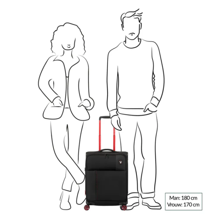 Transavia Trolleys|Ryanair Trolleys>Roncato Move Cabin Trolley 55 blu laguna