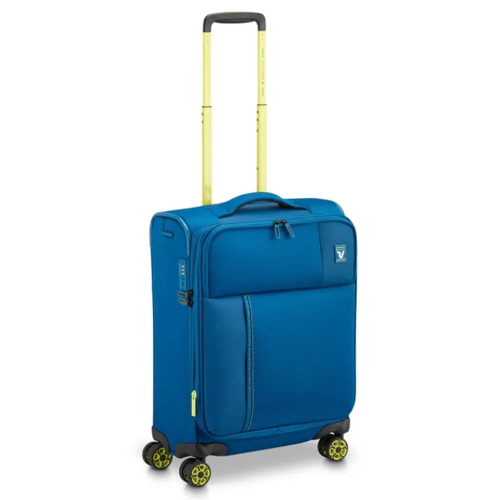 Transavia Trolleys|Ryanair Trolleys>Roncato Move Cabin Trolley 55 blu laguna