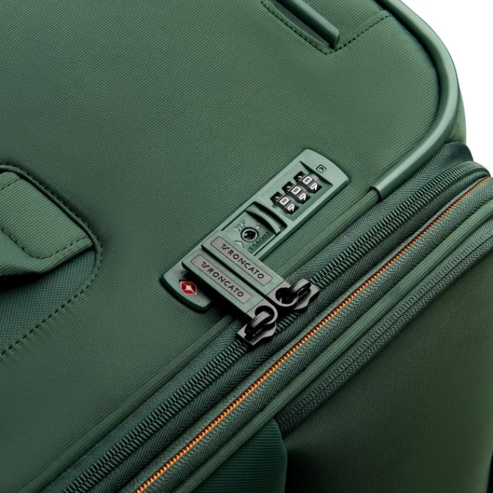 Transavia Trolleys|Ryanair Trolleys>Roncato Move Cabin Trolley 55 verde mimetico