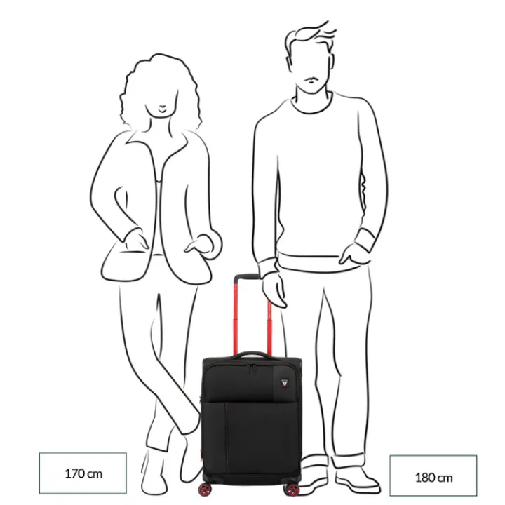 Transavia Trolleys|Ryanair Trolleys>Roncato Move Cabin Trolley 55 ultramarine blue