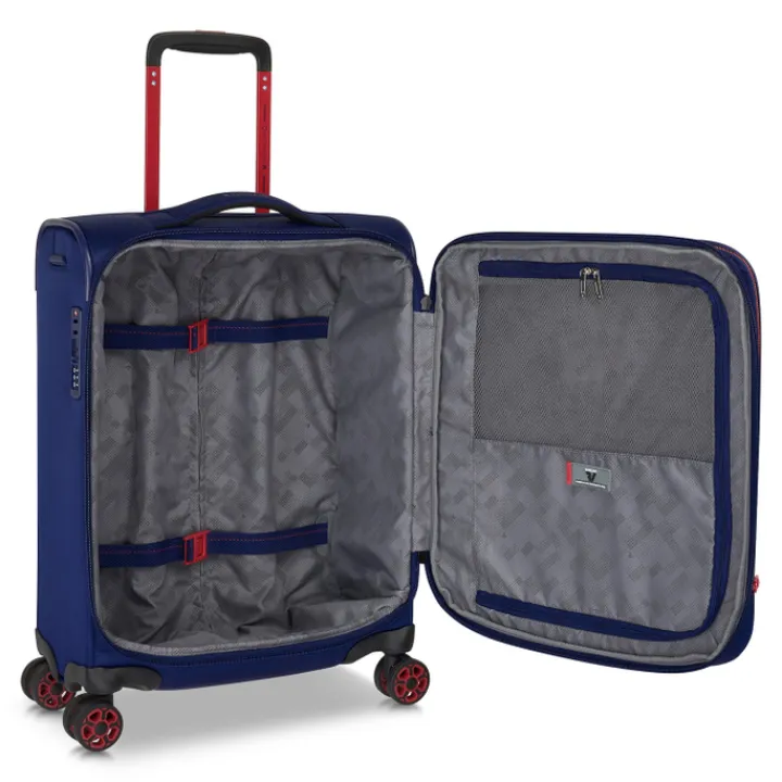 Transavia Trolleys|Ryanair Trolleys>Roncato Move Cabin Trolley 55 ultramarine blue