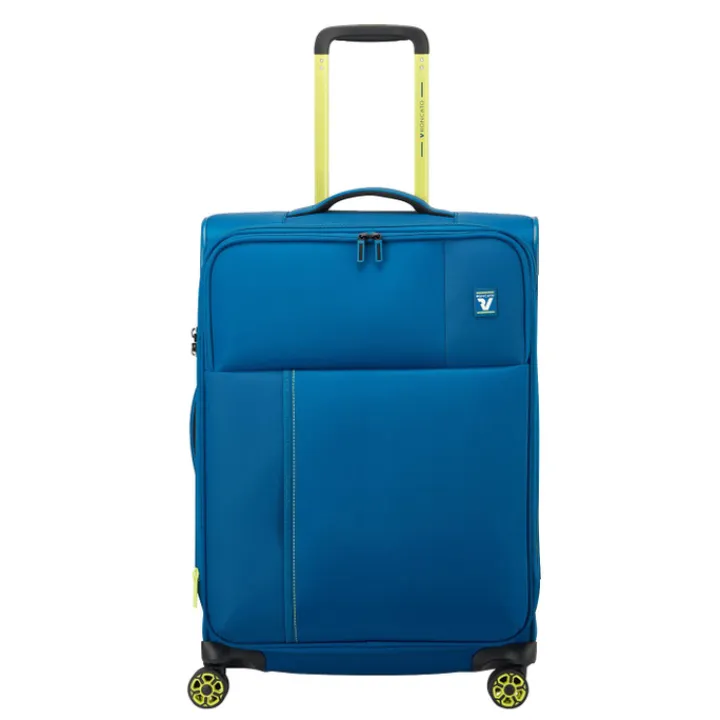 Reiskoffers|Lichtgewicht Koffers>Roncato Move Expandable Trolley 64 blu laguna