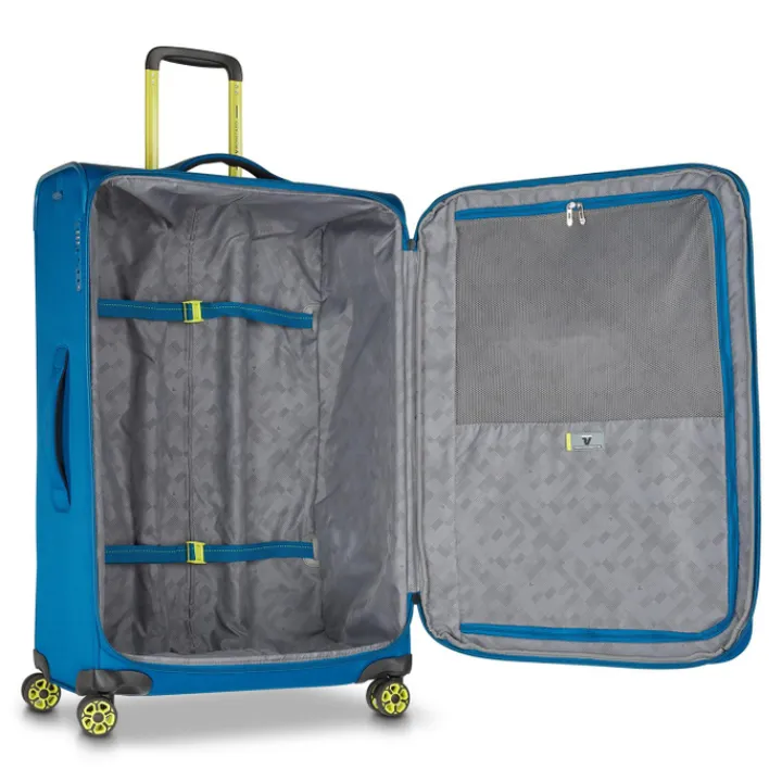 Reiskoffers|Lichtgewicht Koffers>Roncato Move Expandable Trolley 77 blu laguna