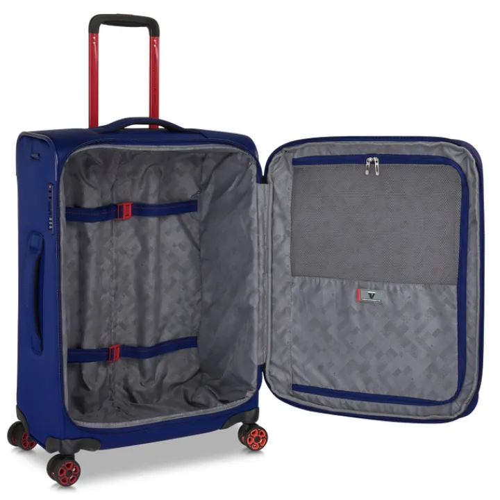 Reiskoffers|Lichtgewicht Koffers>Roncato Move Expandable Trolley 64 ultramarine blue