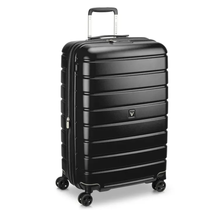 Reiskoffers|Harde Koffers>Roncato ReLIFE Expandable Trolley 78 Detachable Wheels nero