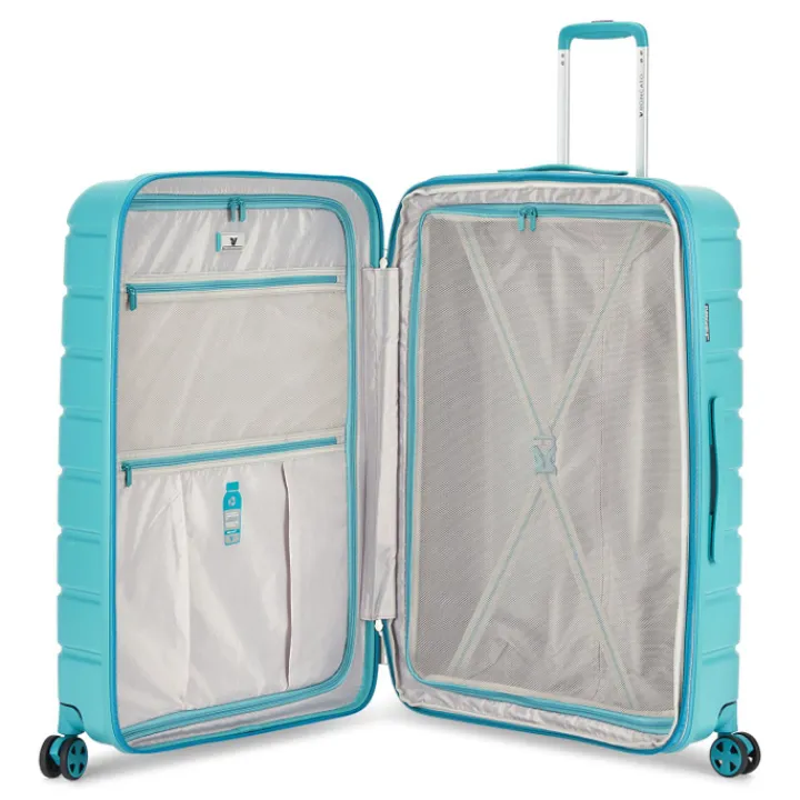 Reiskoffers|Harde Koffers>Roncato ReLIFE Expandable Trolley 78 Detachable Wheels salvia