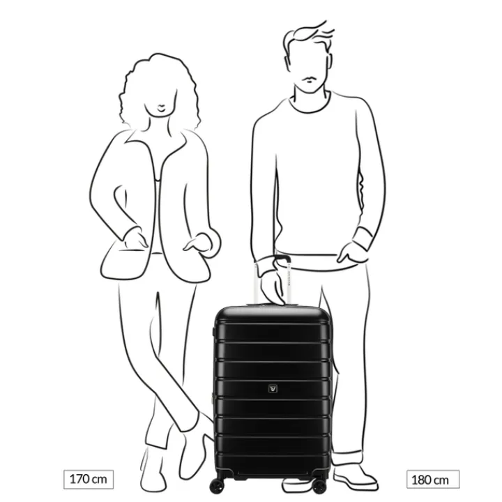 Reiskoffers|Lichtgewicht Koffers>Roncato ReLIFE Expandable Trolley 73 Detachable Wheels sabbia